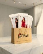 Babydoll lencería Julieta vino cajas